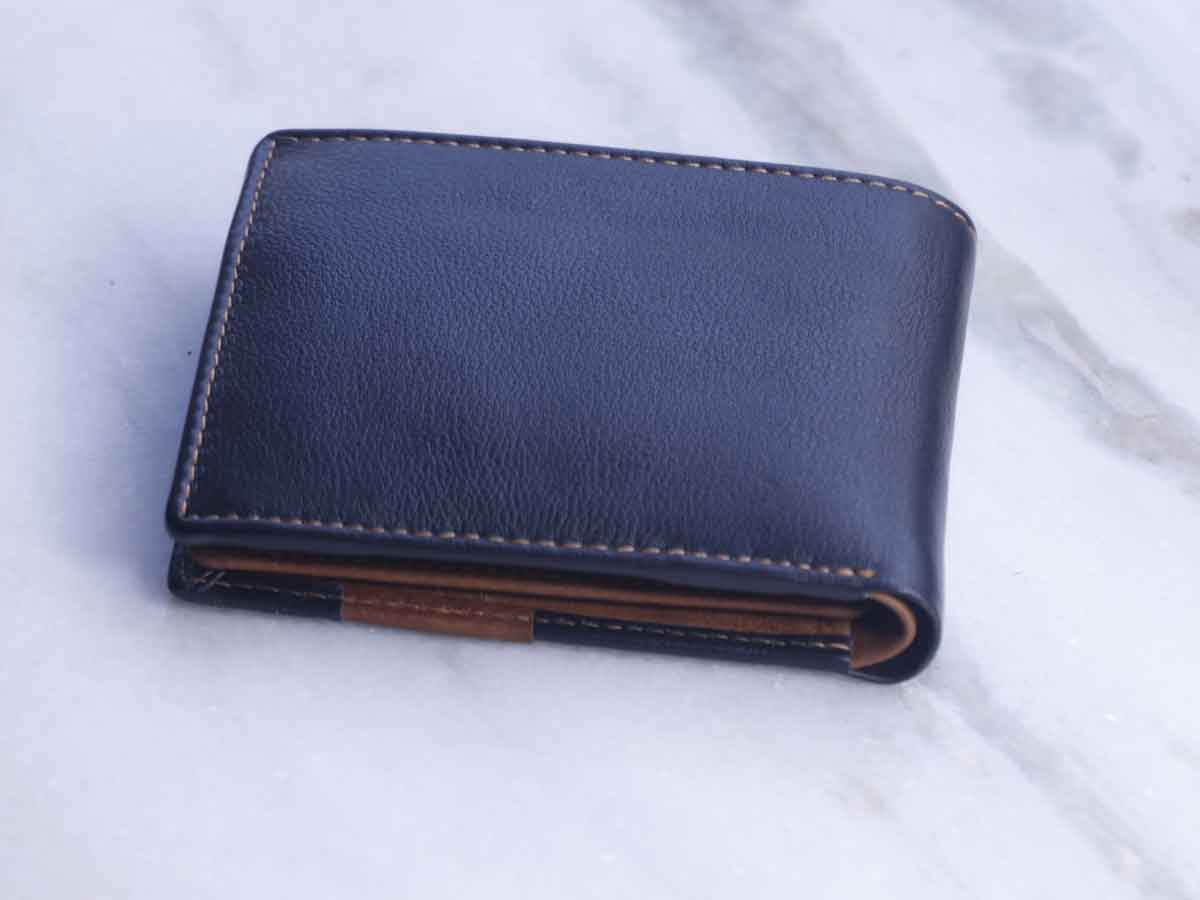 Brave Black Brown Genuine Leather Men Formal Wallet