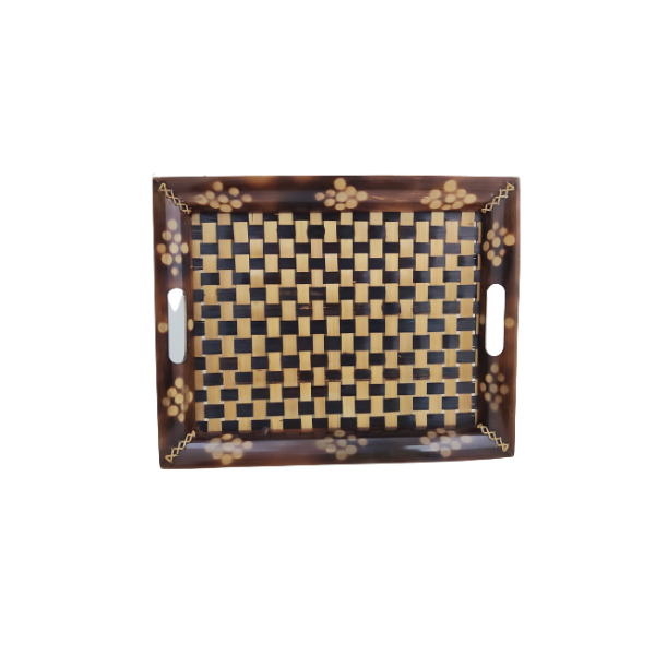 Handmade Bamboo Army Style Serving Tray
