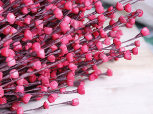 Eye-catching artificial sola wood rose buds sticks