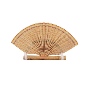 Ecofriendly Bamboo Hand-Fan Multicolor- joynagar handicraft
