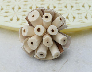 Burl Sola Wood Skin Flower - JOYNAGAR