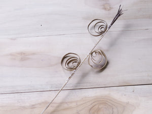 Decorative Coco Broom Stick Ring Joynagar handicraft color_natural