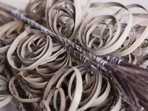 Decorative Coco Broom Stick Ring Joynagar handicraft color_natural