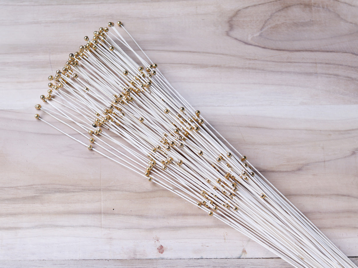 Decorative Coco Moti Stick Joynagar Handicraft color_white