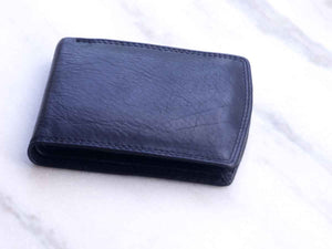 Ivory Black Round Men Formal Wallet