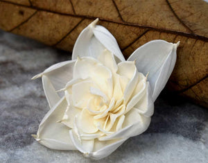 Bulk Amber Sola Wood Flowers - Ideal for Wedding Bouquets and DIY Crafts