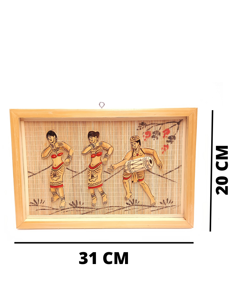 Natural Bamboo Wall Decor Scenary Ganesha