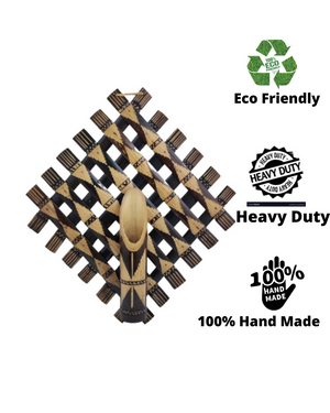 Bamboo handicraft for flower vase . JOYNAGAR