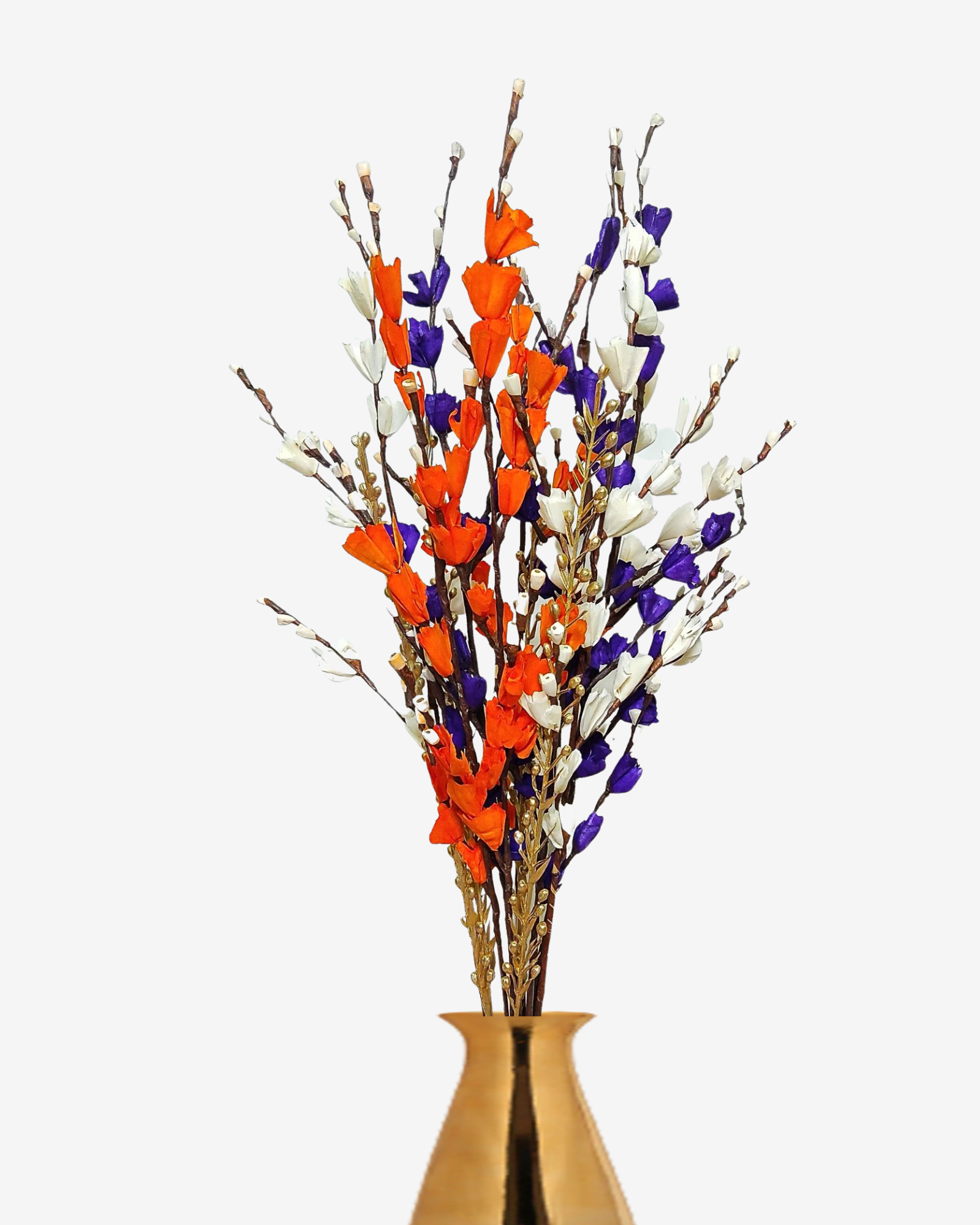 Decor Flowervase with Burl Sola Wood Artificial Flower Stick