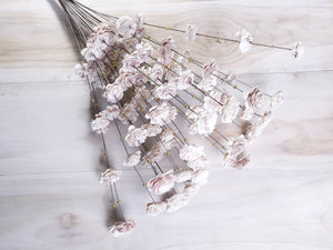 Sola Coco Belle Moti Stick Joynagar Handicraft Artificial Flowers color_cream