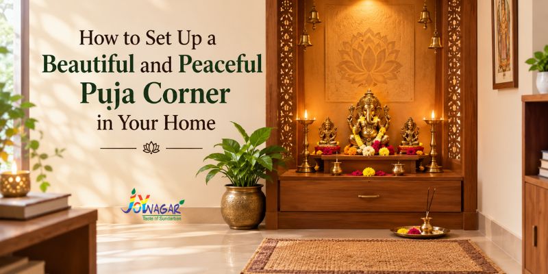 How to Set Up a Beautiful and Peaceful Puja Corner in Your Home