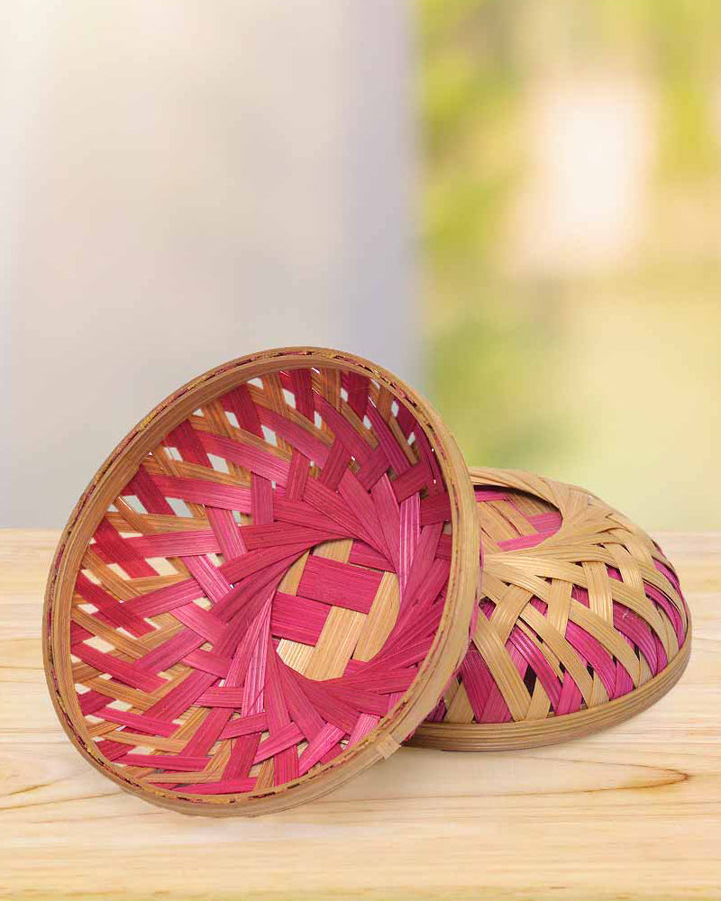 Bamboo Basket & Tray