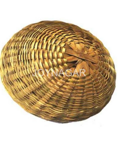 Bamboo Cane Handmade Bengali Style Round Vegetables Jhuri / Basket