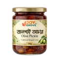 JOYGROVE Bengali Olive Pickle also called Jolpai Achar, traditional Bengali pickle packed in air sealed glass jar 250g