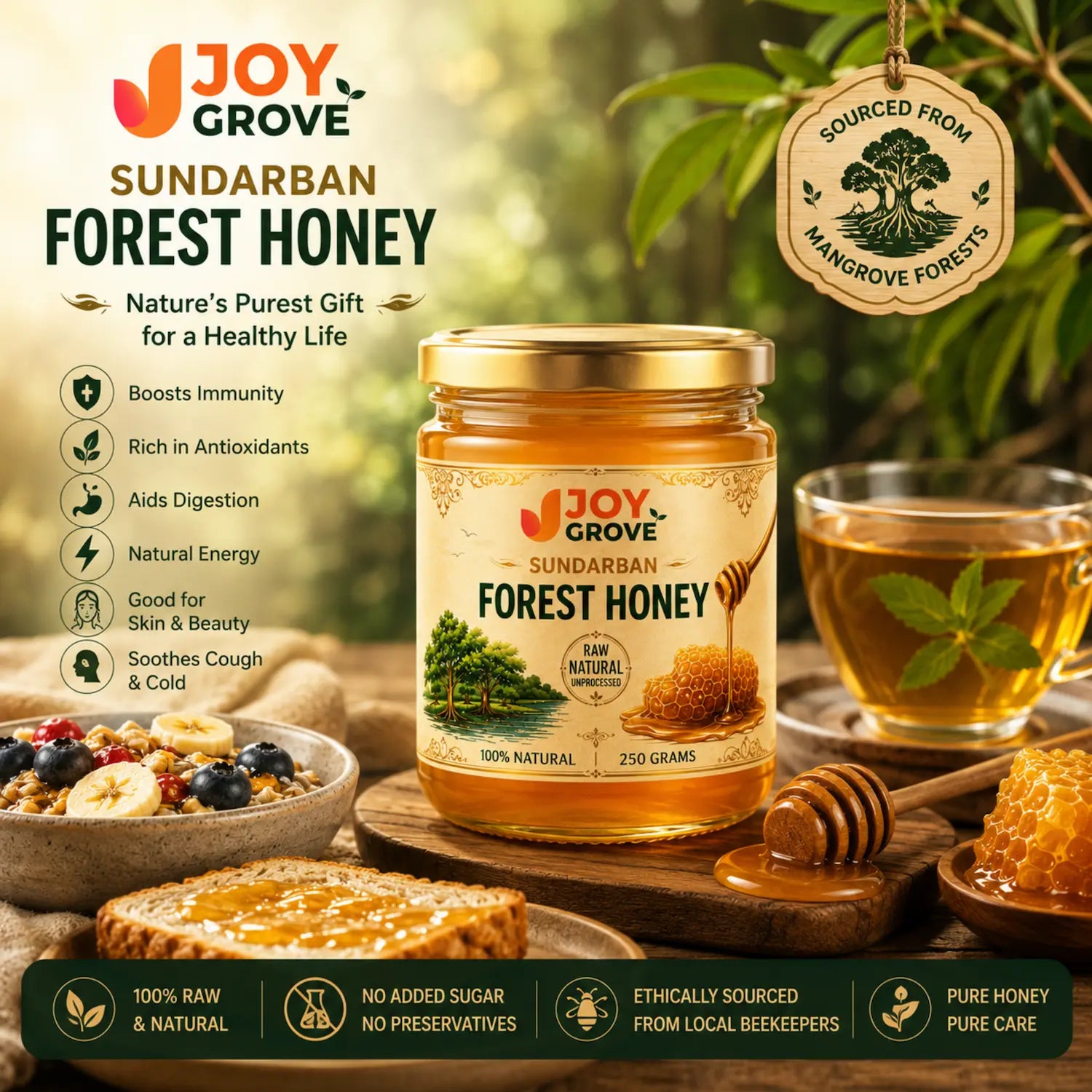 sundarban forest honey joygrove brand 