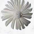 Sunflower White Sola Wood Flower