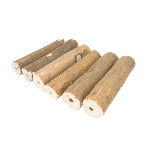 Sola Wood Log Chewing Toy for Parrot 10 Pcs