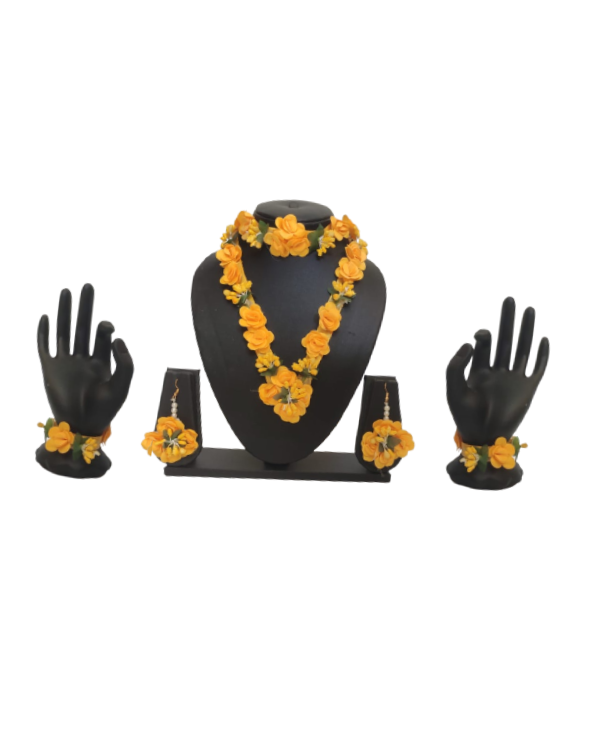 Handmade Weeding Haldi Ceremony Artificial Jewelry Necklace Daina Set