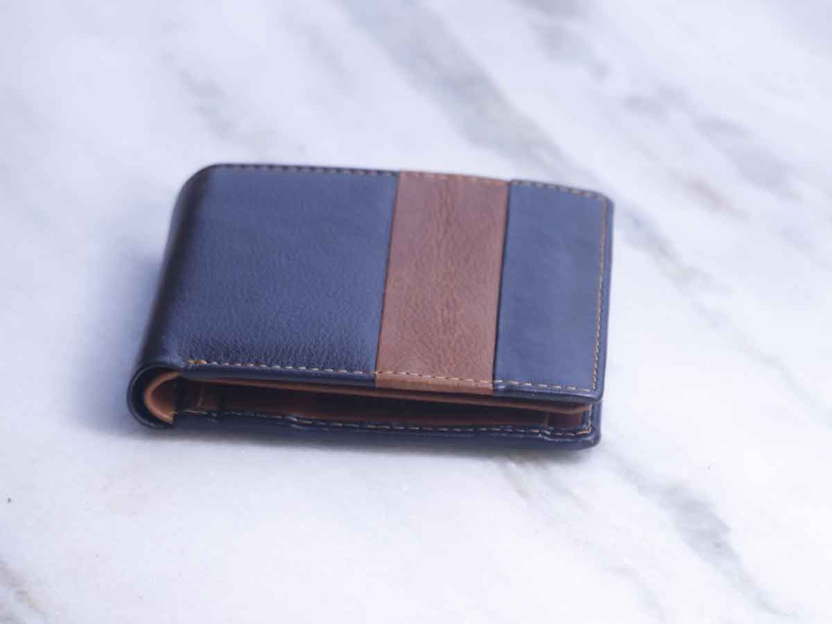 Brave Black Brown Genuine Leather Men Formal Wallet
