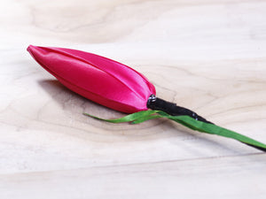 Decorative Silk Single Lotus Buds Flower Stick Joynagar Handicraft Artificial Flowers color_pink