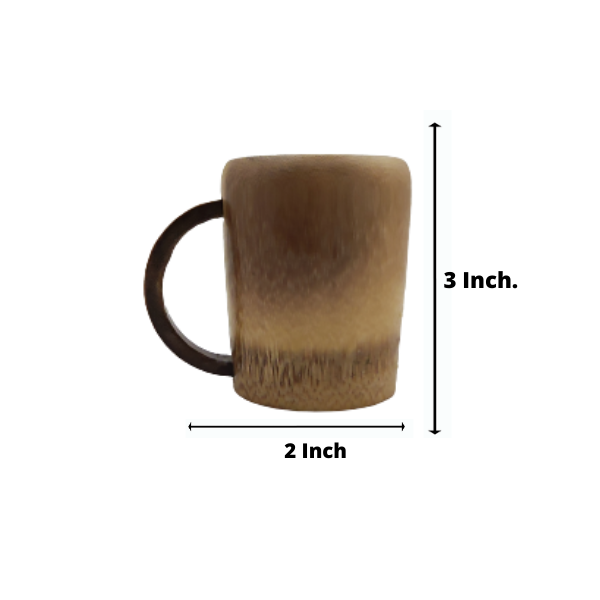 Handmade Eco-Friendly Bamboo Tea Cup. 4Pcs