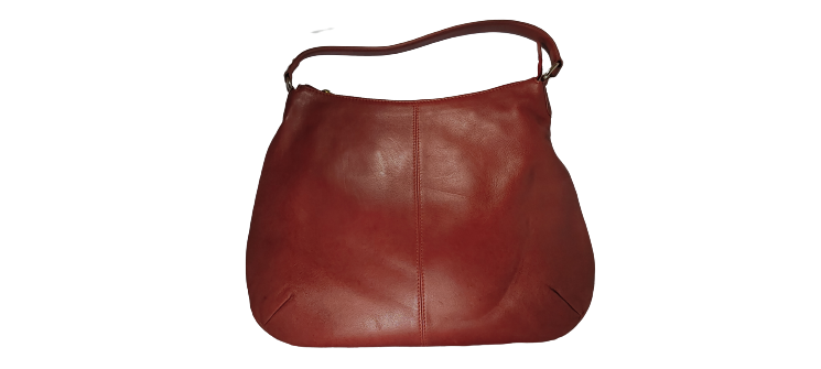 Handmade Genuine Leather Brown Ladies Handbag - JOYNAGAR