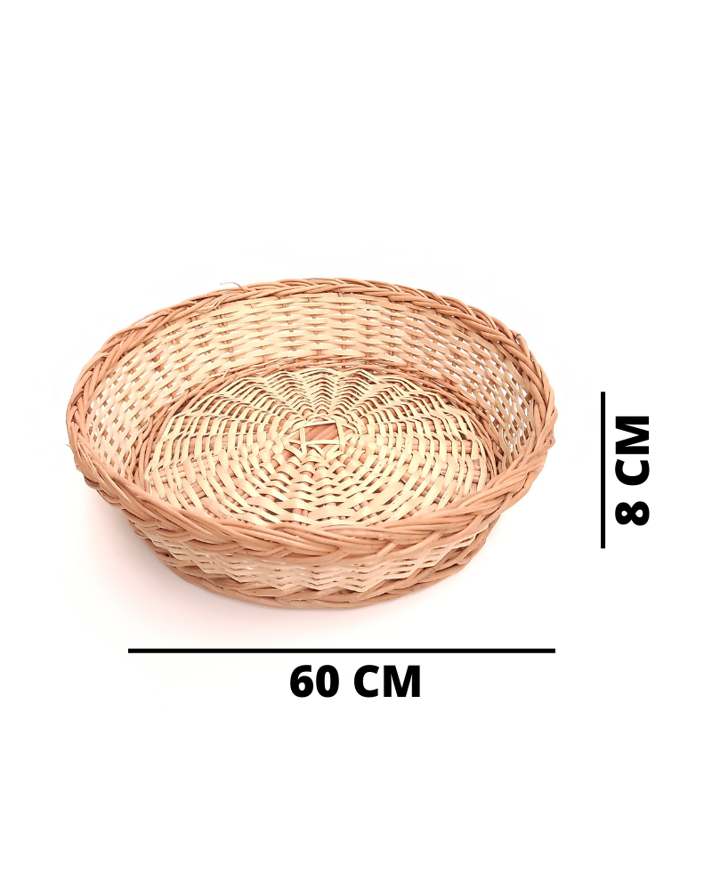Willow Wicker Round Big Vegetable Basket
