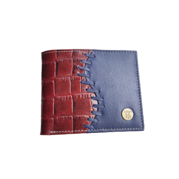 Men Multicolor Genuine Leather Casual Wallet with RFID