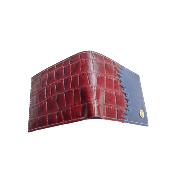 Men Multicolor Genuine Leather Casual Wallet with RFID