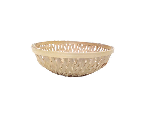 natural bamboo basket for fruits storage. joynagar - handicraft