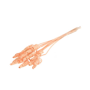 Handmade Decorative Bamboo Cane Cone Stick Joynagar Handicraft color_orange