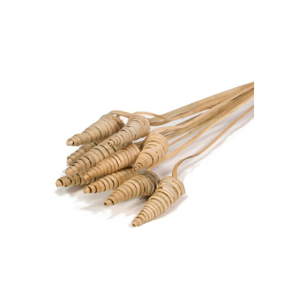 Handmade Decorative Bamboo Cane Cone Stick Joynagar Handicraft color_natural