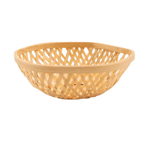 Handmade Bamboo Hexagonal Tokri / Gift Hamper Basket Set of 10