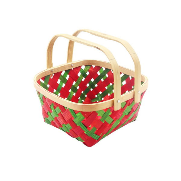 Bamboo gift hamper,fruits basket/flower storage. Joynagar handicraft 