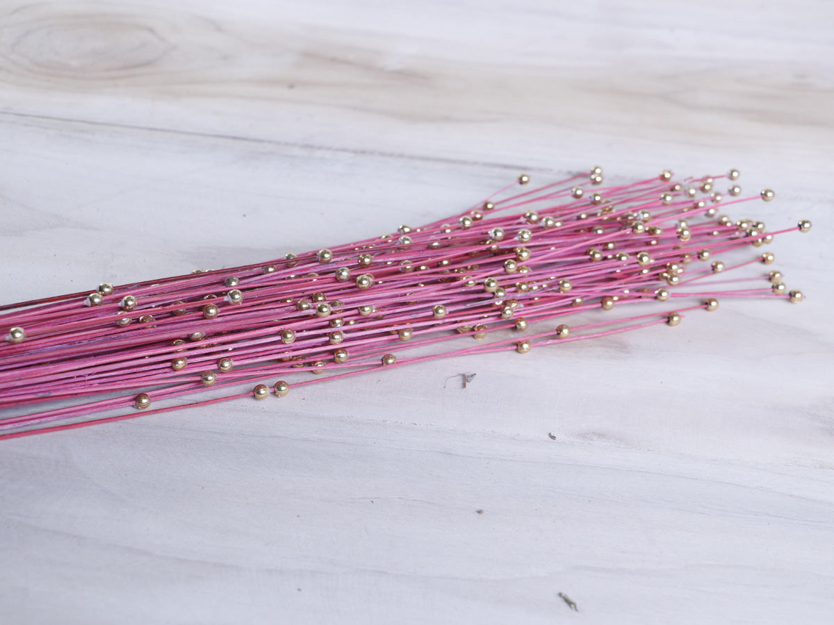 Decorative Coco Moti Stick Joynagar Homedecor color_red