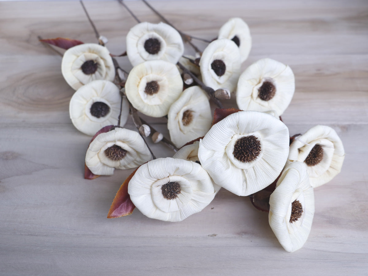 Sola Daisy Corn Rose Flower Stick Joynagar Homedecor  Artificial Flowers color_natural