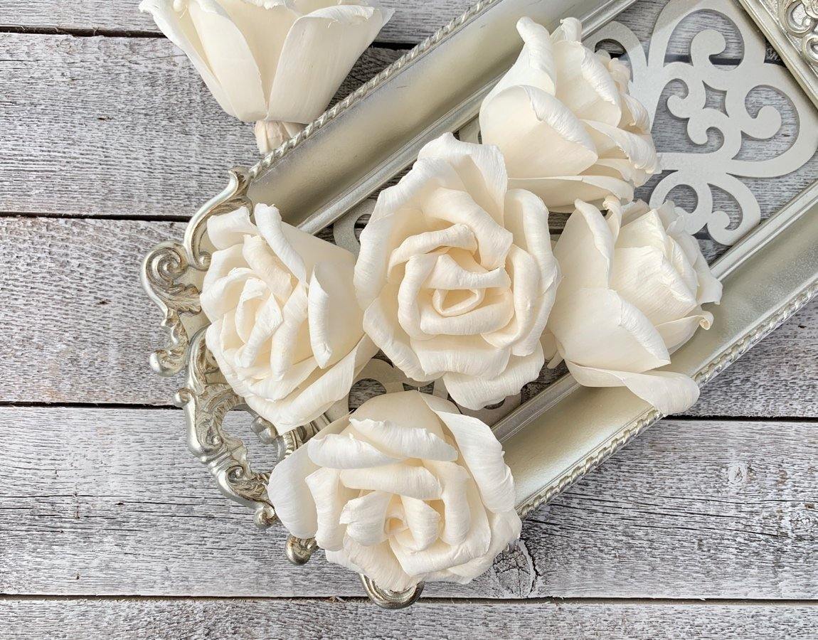 Duchess Rose Sola Wood Flower - JOYNAGAR