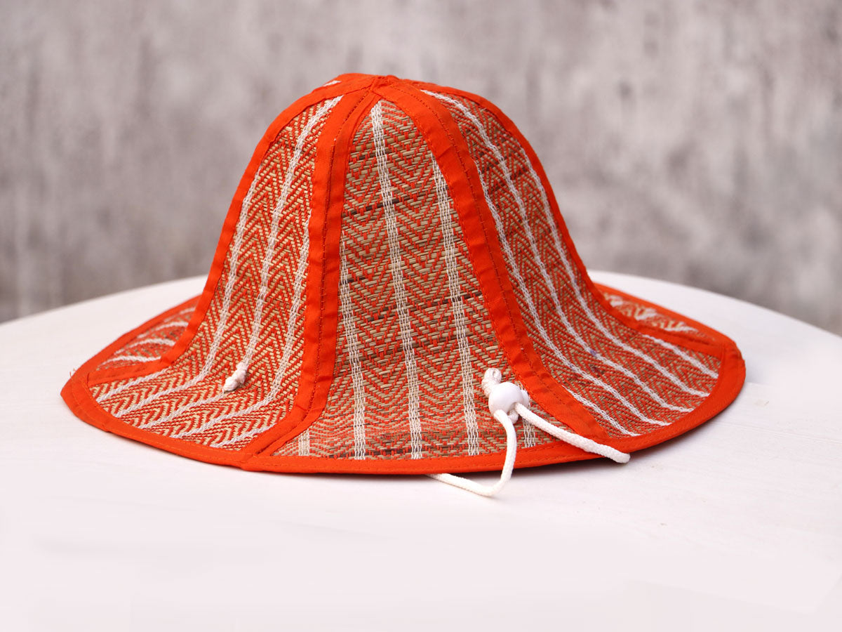Eco-friendly Natural Madur Kathi Grass Made Sun Hat- Joynagar