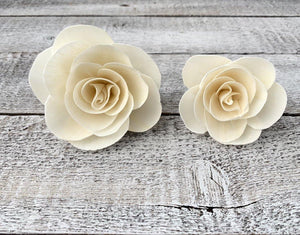 French Rose Sola Wood Flower - JOYNAGAR