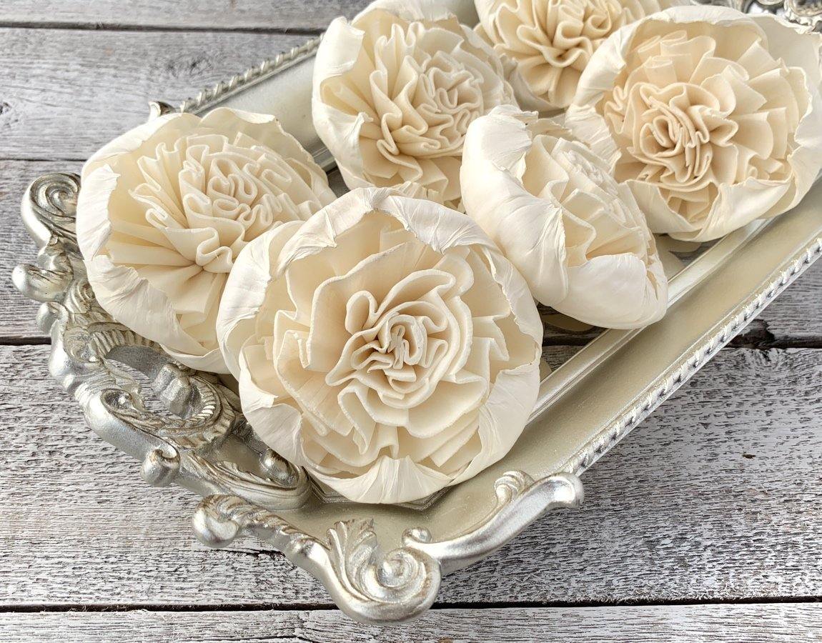 Garden Rose Sola Wood Flower - JOYNAGAR