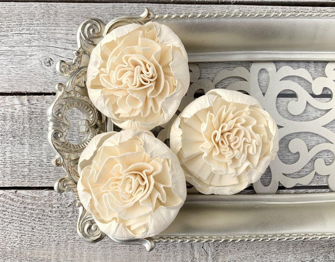 Garden Rose Sola Wood Flower - JOYNAGAR