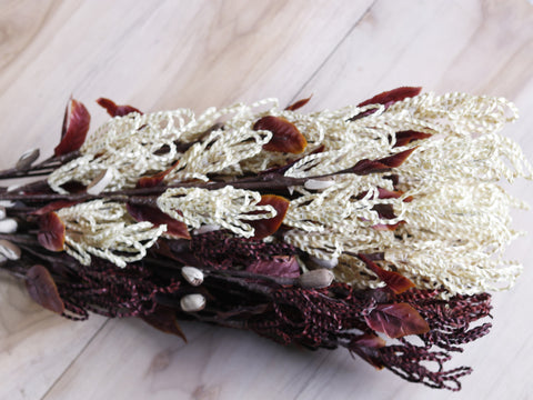 Decorative Palm Leaf Chain Possy Stick Joynagar Handicraft Artificial Flowers color_multicolor