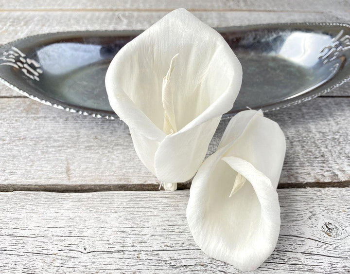 Calla Lily Sola Wood Flower For Decor- JOYNAGAR