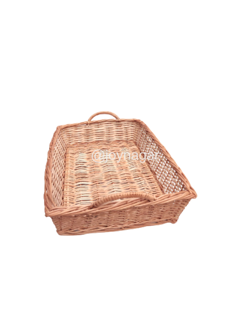 Willow Rectangular Vegetables Tray Basket for fruits basket. Joynagar.com