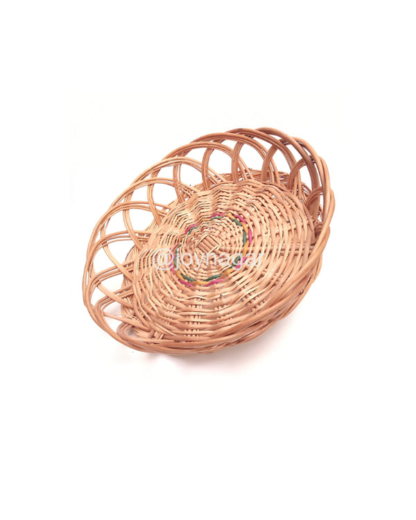 Kashmiri Willow Heavy Round Jali Basket