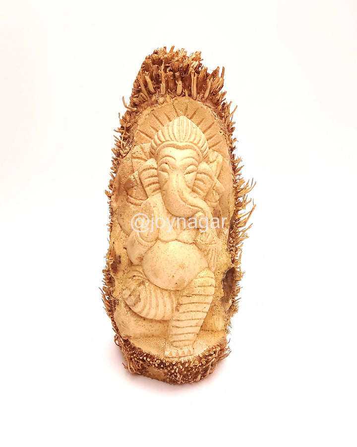 Bamboo root natural handmade gonesh murti for living room decoration 