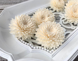 Chrysanthemum Sola Wood Flower 6 cm - JOYNAGAR