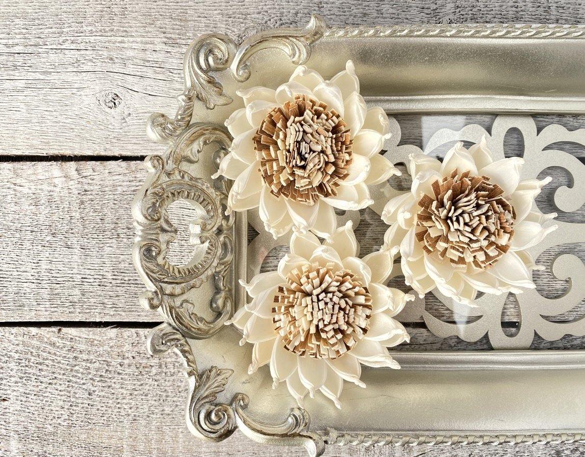 Aztec Sola Wood Flower - JOYNAGAR