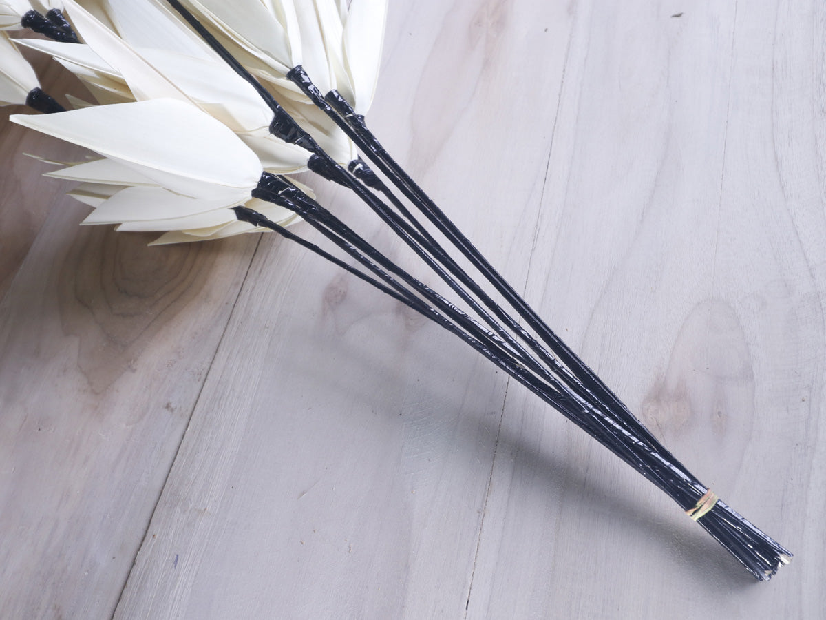 Decorative Jumbo Palm Lily Flower Stick Joynagar Handicraft Artificial Flowers color_white