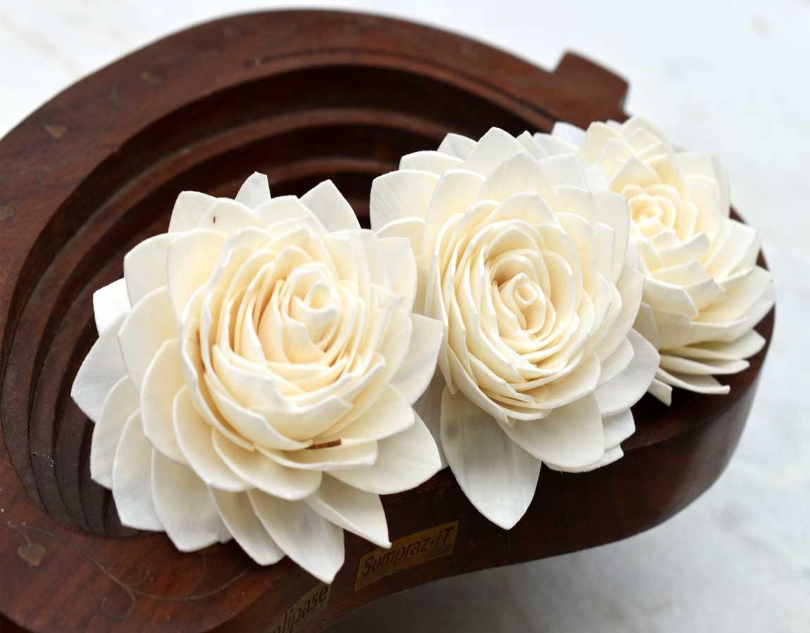 Love Bird Sola Wood Flower - JOYNAGAR